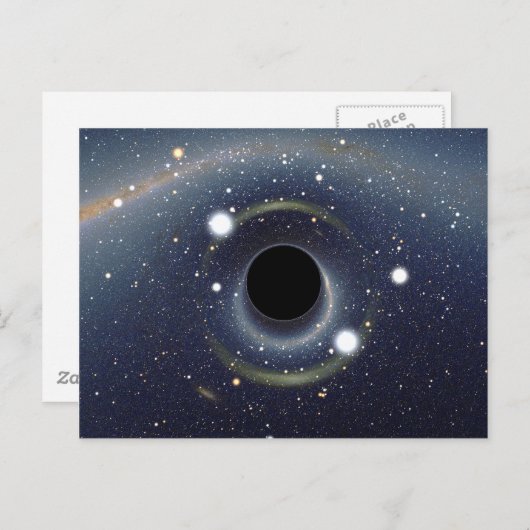 Black Hole Einstein Ring NASA Briefkaart (Voorkant / Achterkant)