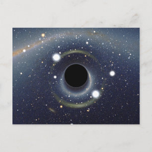 Black Hole Einstein Ring NASA Briefkaart