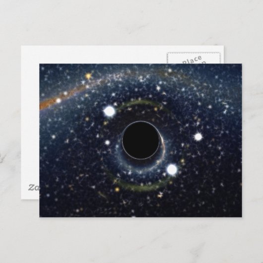 Black Hole Einstein Ring NASA Briefkaart (Voorkant / Achterkant)