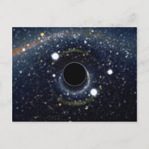 Black Hole Einstein Ring NASA Briefkaart