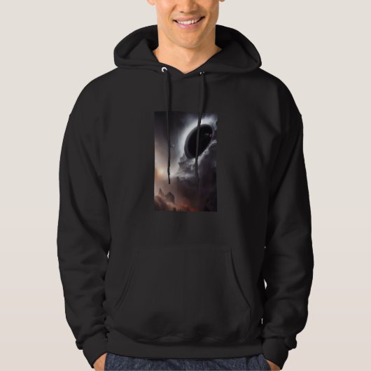 Black Hole In A Galaxy Universe Space Science Hoodie (Voorkant)