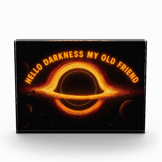 Black Hole Interstellar Conversation Fotoblokken (Voorkant)