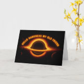 Black Hole Interstellar Conversation Kaart (Gele Bloem)