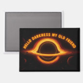 Black Hole Interstellar Conversation Magneet (Voorkant / Achterkant)