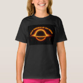 Black Hole Interstellar Conversation T-shirt (Voorkant)