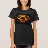 Black Hole Interstellar Conversation T-shirt (Voorkant)