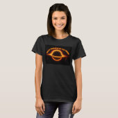 Black Hole Interstellar Conversation T-shirt (Voorkant volledig)
