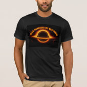 Black Hole Interstellar Conversation T-shirt (Voorkant)