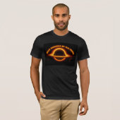 Black Hole Interstellar Conversation T-shirt (Voorkant volledig)