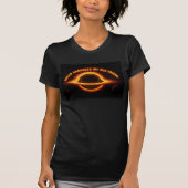 Black Hole Interstellar Conversation T-shirt (Voorkant)