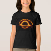 Black Hole Interstellar Conversation Tri-Blend Shirt (Voorkant)