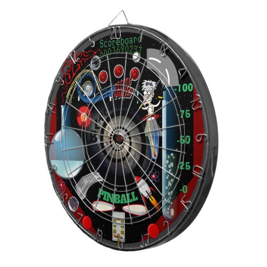 Black Hole Pinball Dartbord (Voorkant Rechts)