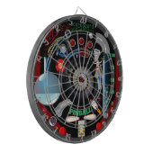 Black Hole Pinball Dartbord (Voorkant Links)