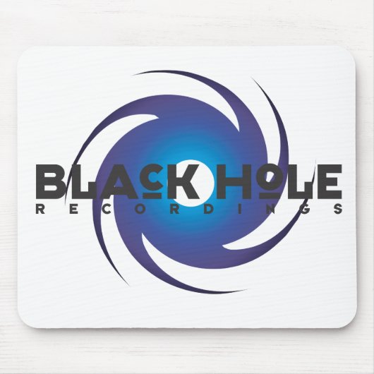 Black Hole Recording "Blue" Mousepad Muismat (Voorkant)