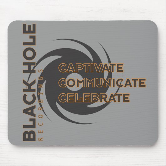 Black Hole Recordings "CCC" Mousepad Muismat (Voorkant)