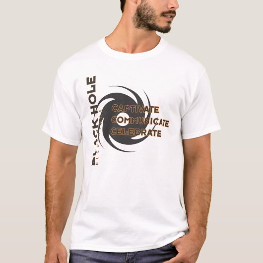 Black Hole Recordings "Celebrate" T-shirt (Voorkant)