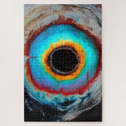 Black Hole Revelation Universe Nebula Waterverf Legpuzzel (Verticaal)