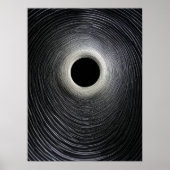 Black Hole Ripples Poster (Voorkant)