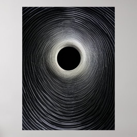 Black Hole Ripples Poster (Voorkant)