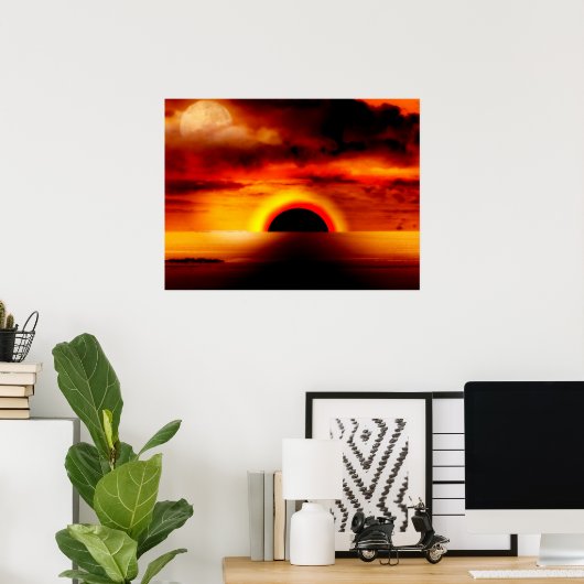 Black Hole Sun Poster (Thuiskantoor)