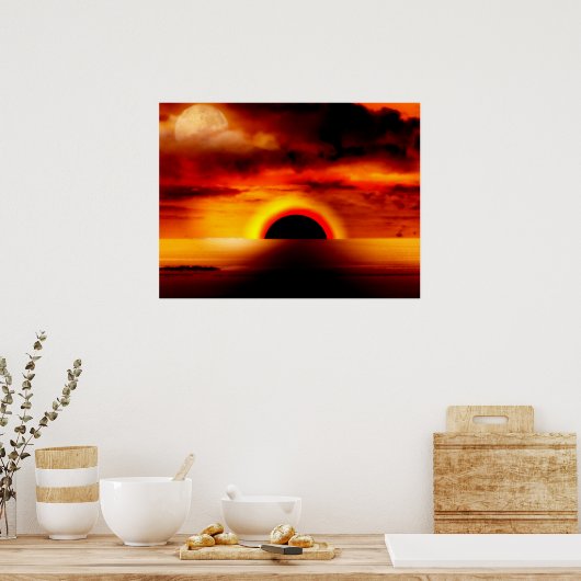 Black Hole Sun Poster (Keuken)