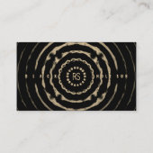 Black Hole Sun-Visitekaartje Contactkaartje (Achterkant)