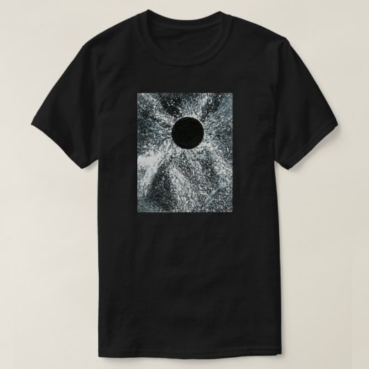 Black Hole t-shirt, Mannen T-shirt (Design voorkant)