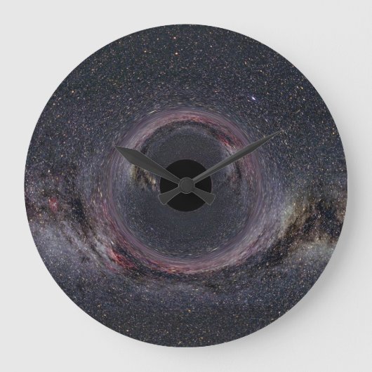 Black Hole - Wall Clock Grote Klok (Voorkant)