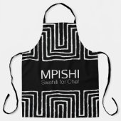 Black Holiday Juneteenth Kwanzaa Schort (Voorkant)