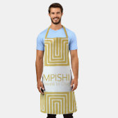 Black Holiday Juneteenth Kwanzaa Schort (Gedragen)