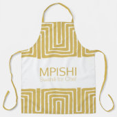 Black Holiday Juneteenth Kwanzaa Schort (Voorkant)