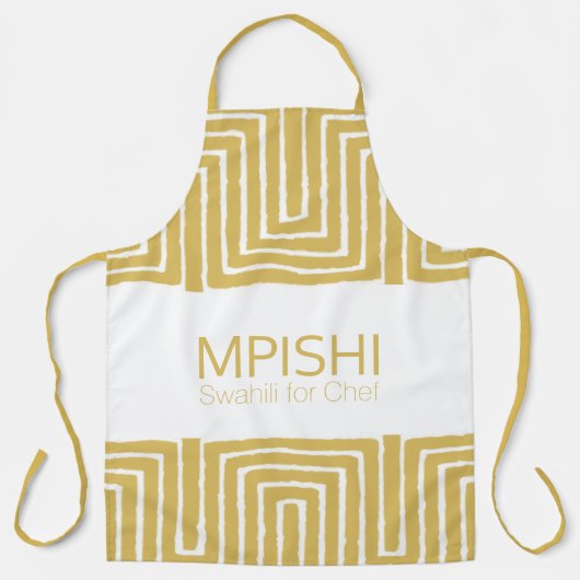 Black Holiday Juneteenth Kwanzaa Schort (Voorkant)