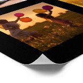 Black Home Sweet Home 14-serie Foto Collage Poster (Hoek)