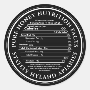 Black Honey Voeding Feiten Label Apiary Naam