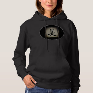 Black Hoodie van de Chinese BEAUTY-symbool Woman