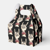 Black Horns up Bedankdoosjes (Achterkant)