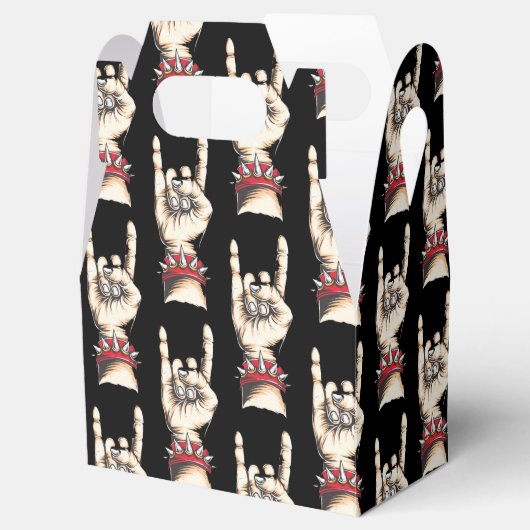 Black Horns up Bedankdoosjes (Geopend)