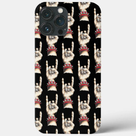 Black Horns up Case-Mate iPhone Case