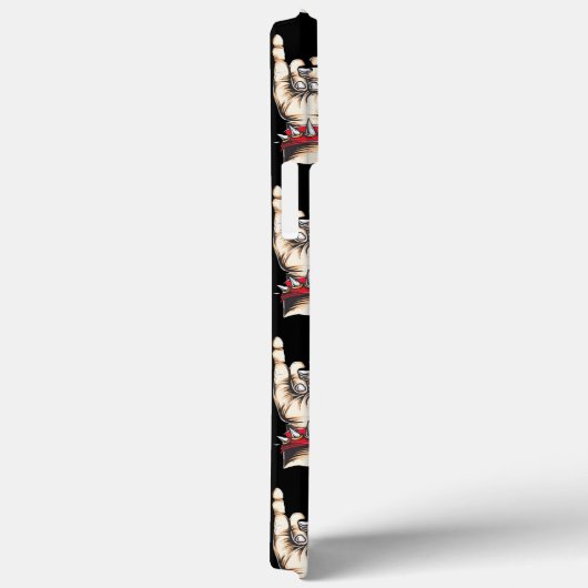 Black Horns up Case-Mate iPhone Case (Achterkant / Rechts)