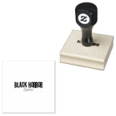 Black Horror Liefhebber Boek Stamp Persoonlijke Bi Rubberstempel (Gestempeld)