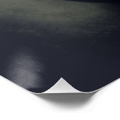 Black Horse Friesian - Poster (Hoek)