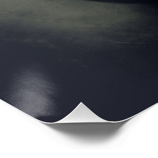 Black Horse Friesian - Poster (Hoek)