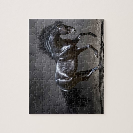 Black Horse Game Puzzle Legpuzzel (Verticaal)