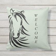 Black Horse Head Green