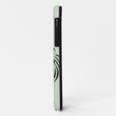 Black Horse Head Green Case-Mate iPhone Case (Achterkant/links)
