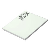 Black Horse Head Notitieblok (Linkerzijde)