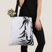 Black Horse Head Tote Bag (Dichtbij)