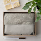 Black Horse in black and white Tissuepapier (Geschenk)