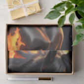 Black Horse on Fire v1 versnijden Tissuepapier (Geschenk)