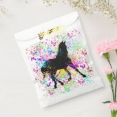 Black Horse Paint Splatter Bedankzakje (Gezegeld)